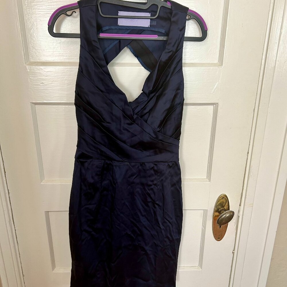 Vera Wang Lavender Label - dark mini dress - Medium